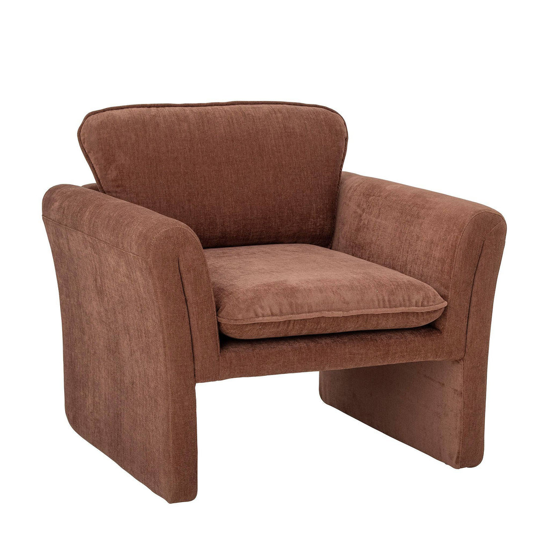 Bloomingville Paseo Loungestol, Brun, Polyester