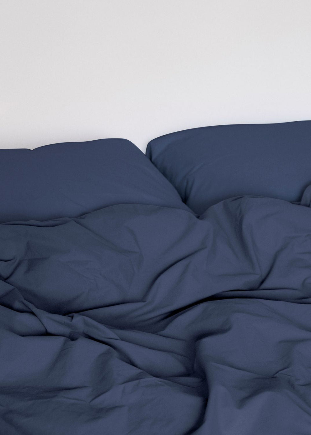 Sekan Studio Bomuldspercale sengesæt - Marineblå