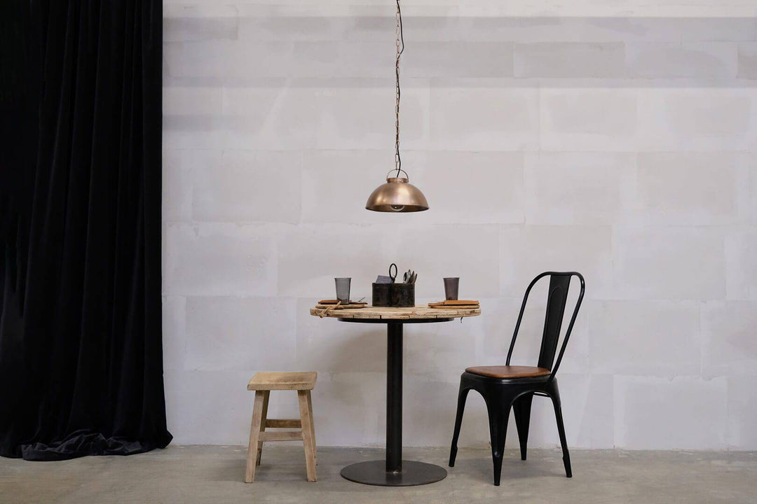 Trademark Living Nordic skammel i lyst genbrugstræ