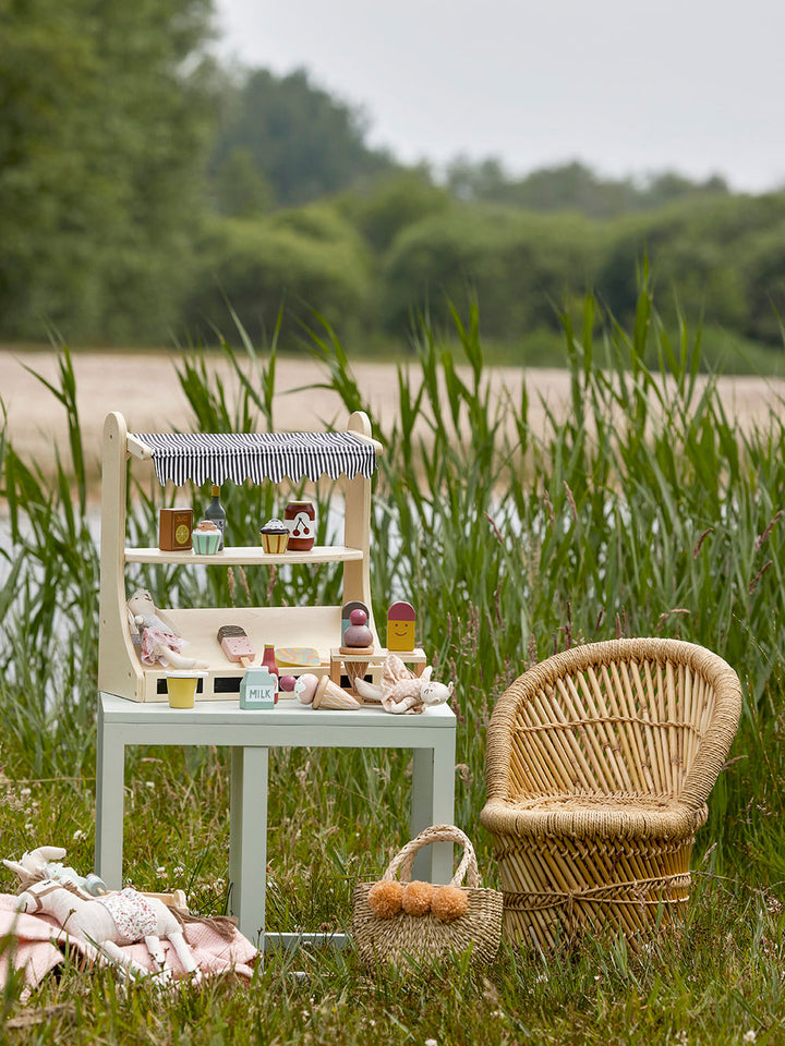 Bloomingville MINI Lotta Taske, Natur, Vandhyacint