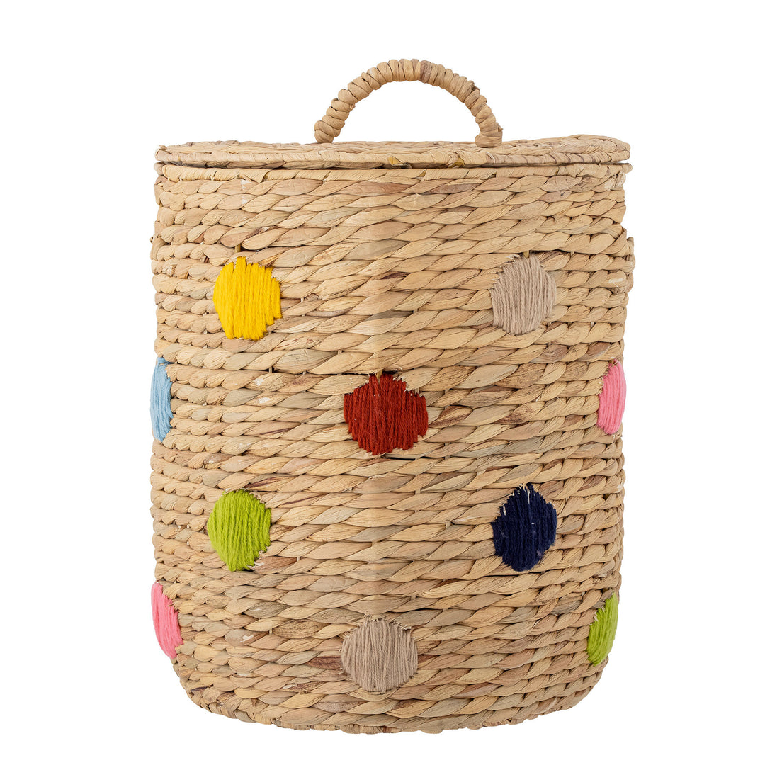 Bloomingville MINI Jooha Kurv m/Låg, Natur, Vandhyacint