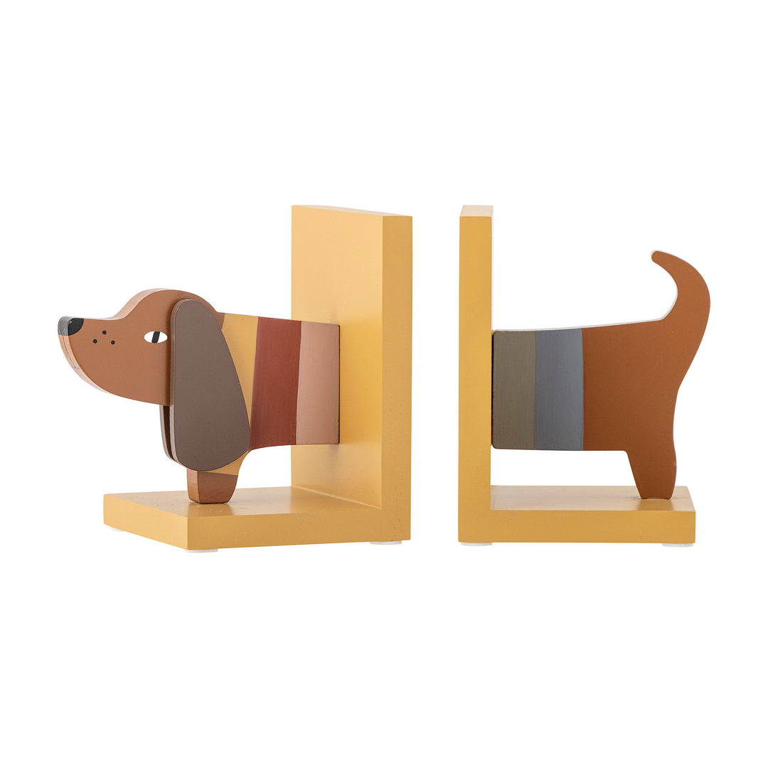 Bloomingville MINI Charlie Bogstøtte, Gul, FSC®100%, MDF