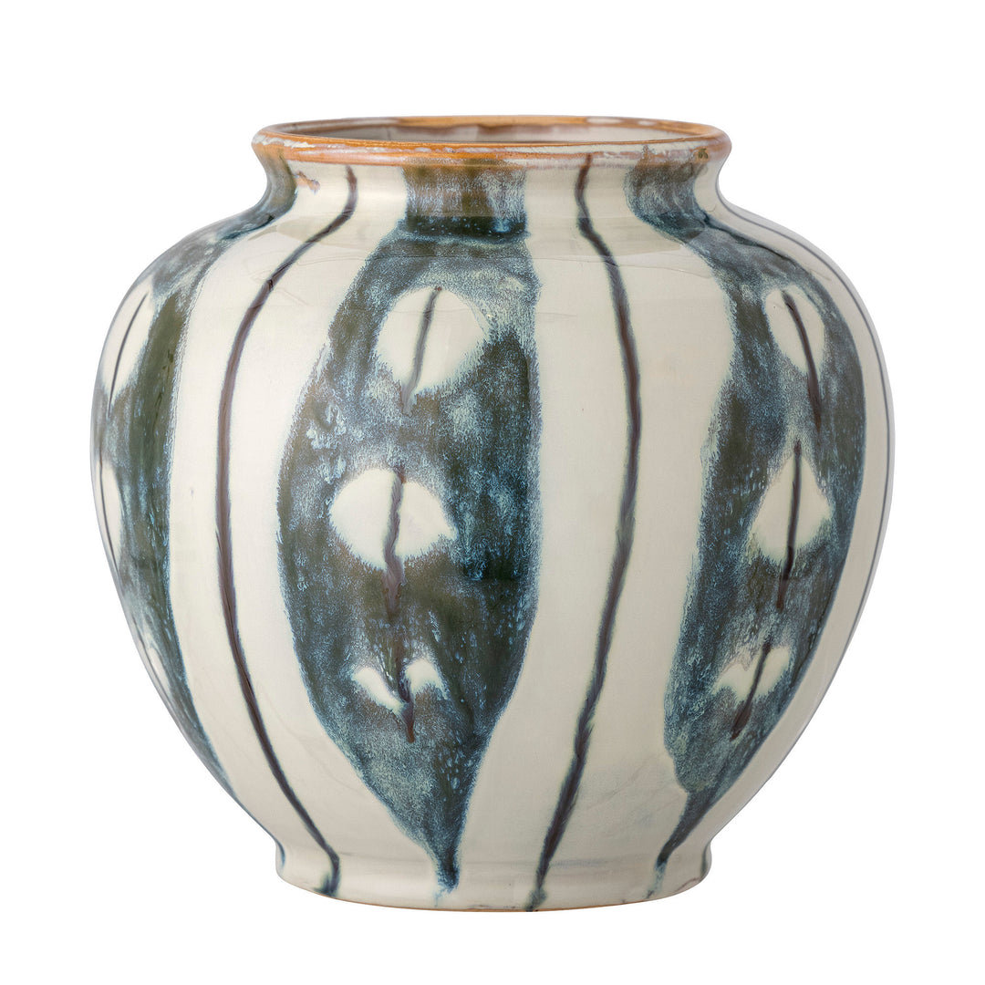 Bloomingville Samiye Vase, Grøn, Stentøj