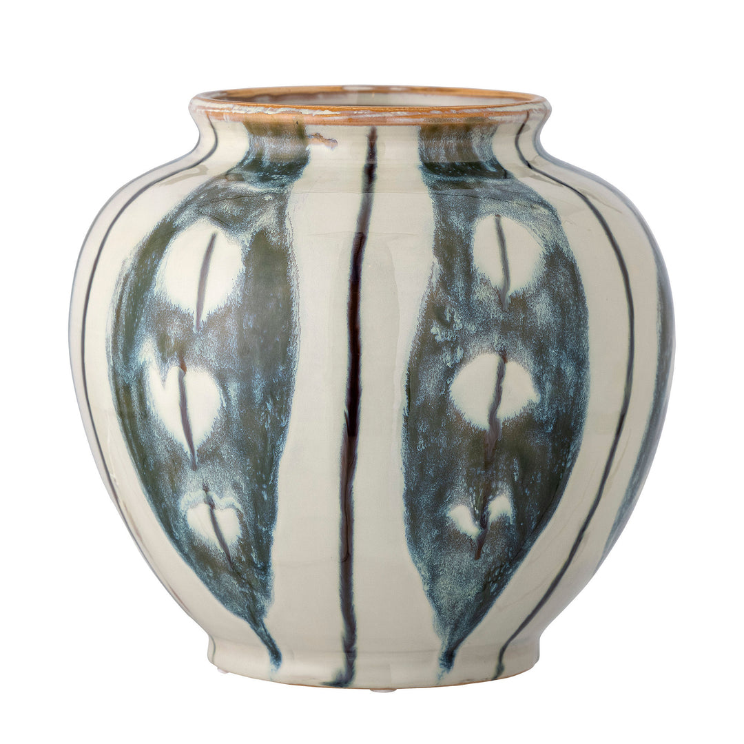 Bloomingville Samiye Vase, Grøn, Stentøj