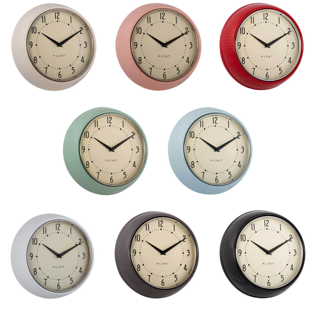 PLINT.eu Wall Clock red