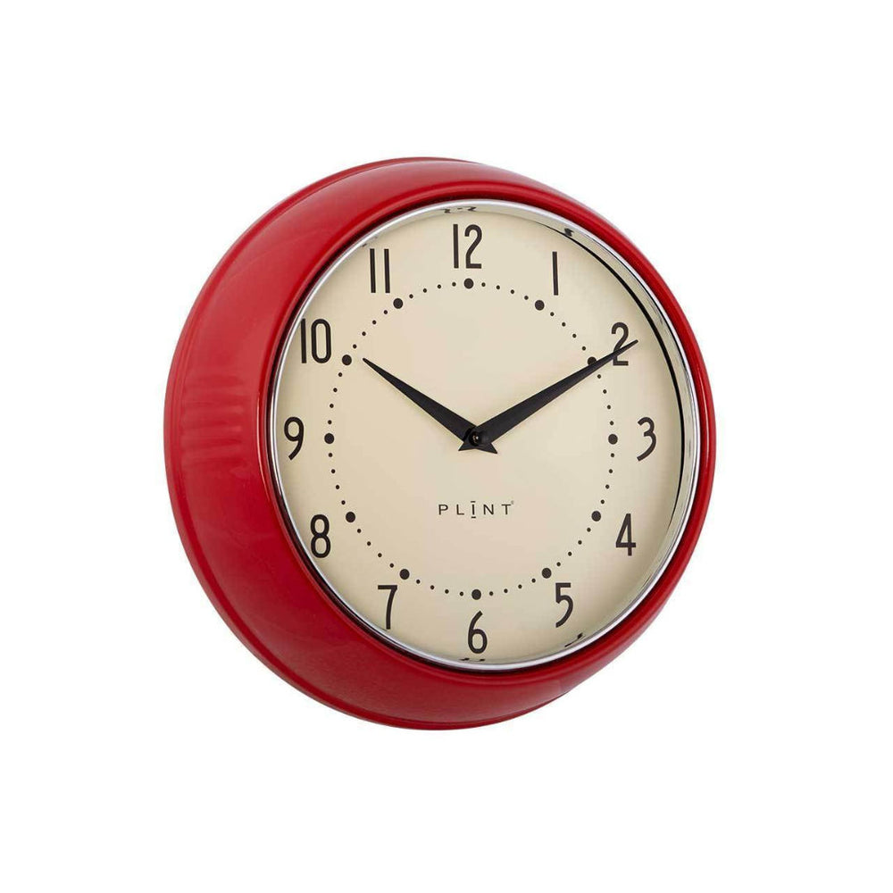 PLINT.eu Wall Clock red