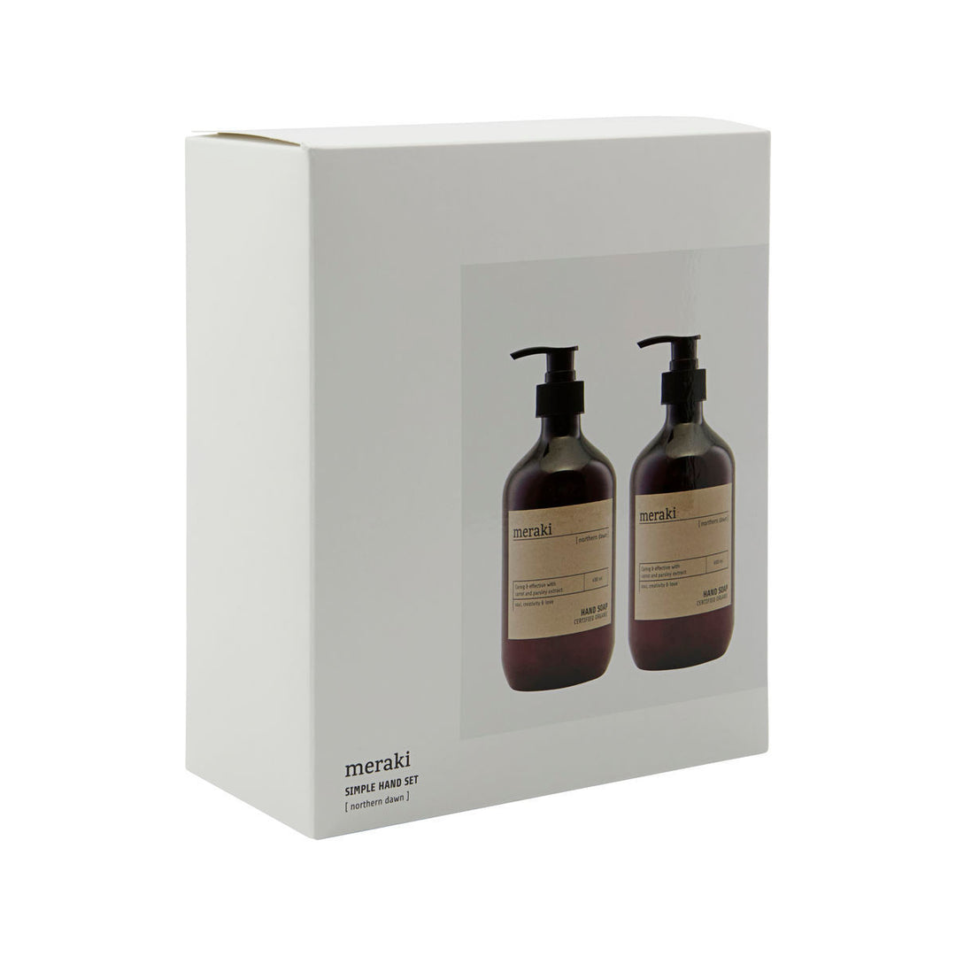 Meraki Gaveæske, Simple hand set - Northern Dawn hand soap, Hvid