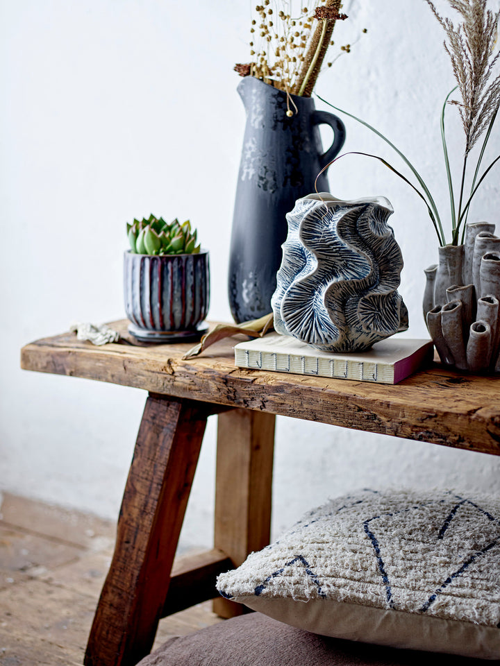 Creative Collection Vase - Khumo - Sort Stentøj
