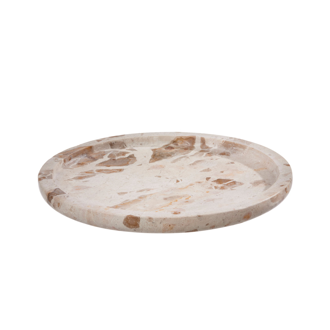 Cozy Living Emilie Marble tray - round - S