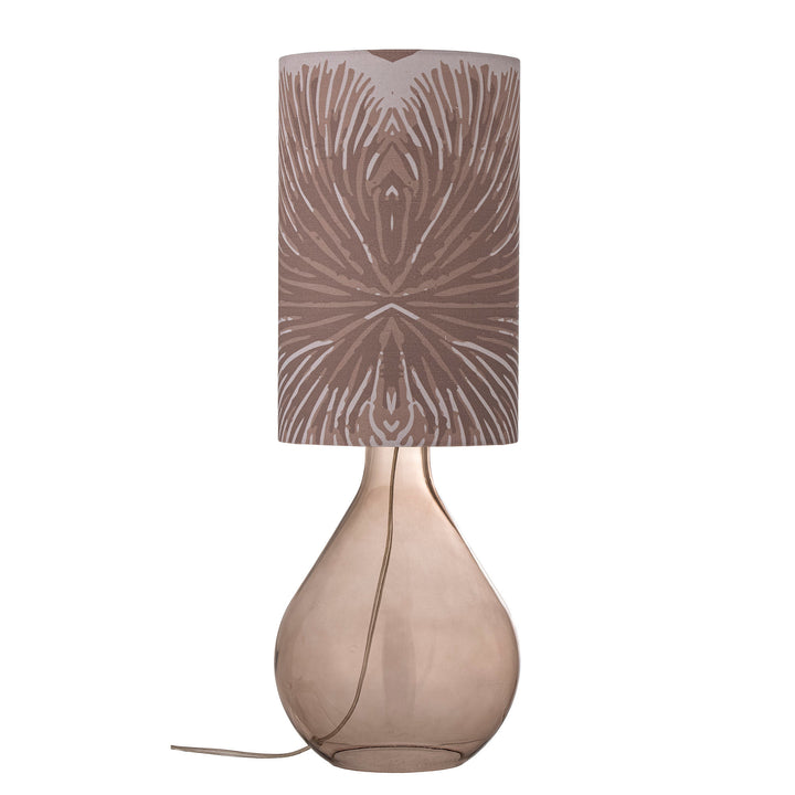 Creative Collection Leni Bordlampe, Brun, Glas