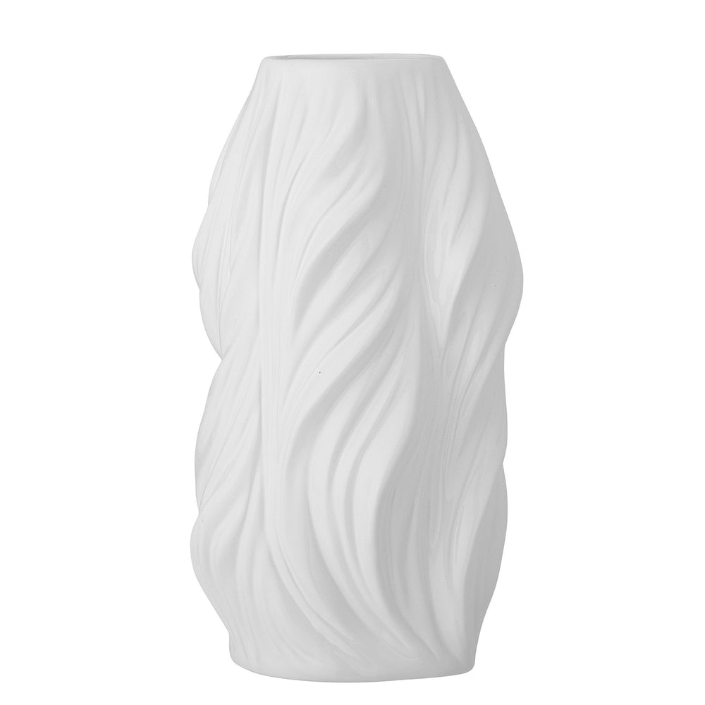 Bloomingville Sanak Vase, Hvid, Keramik