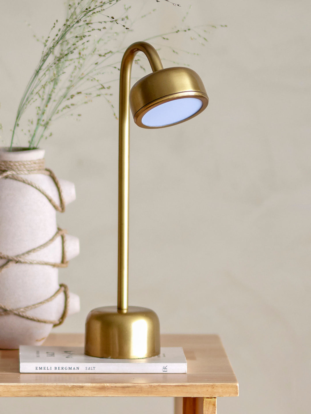 Bloomingville Niko Portable Lampe, Genopladelig, Brass, Metal