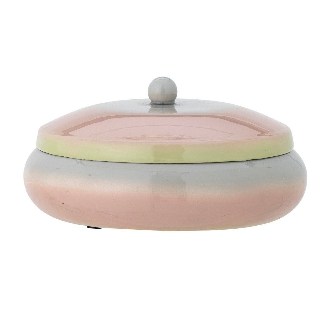 Bloomingville Peach Krukke m/Låg, Rosa, Metal