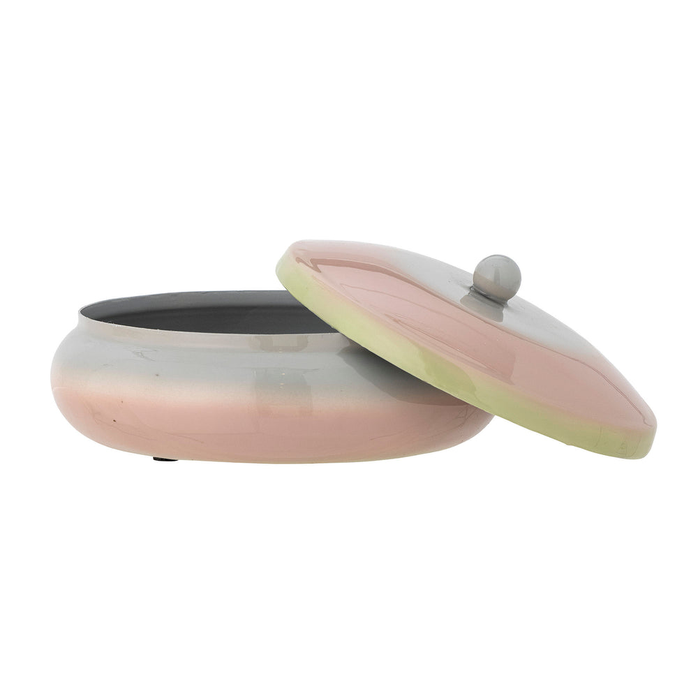 Bloomingville Peach Krukke m/Låg, Rosa, Metal