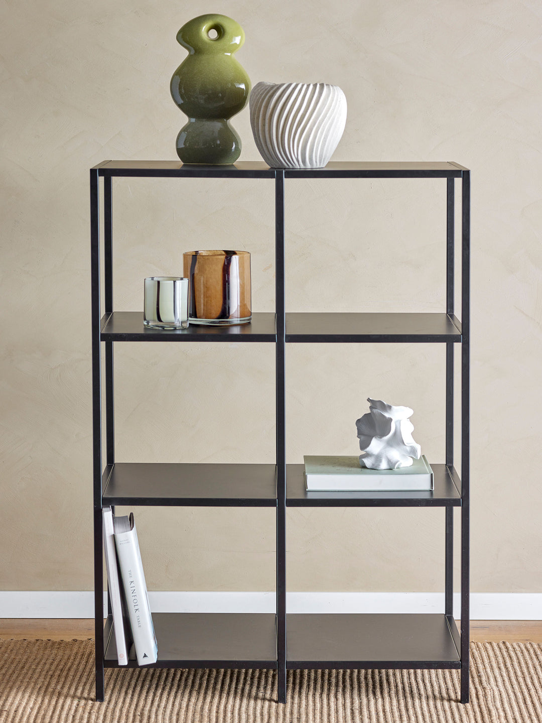 Bloomingville Valde Bogreol, Sort, Metal