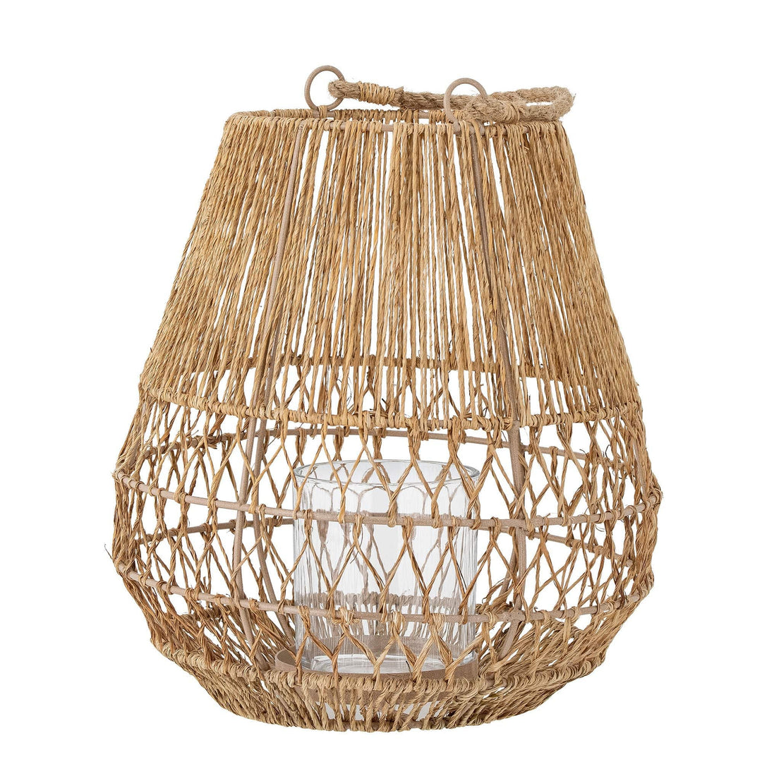 Bloomingville Ramona Lanterne m/Glas, Natur, Jute