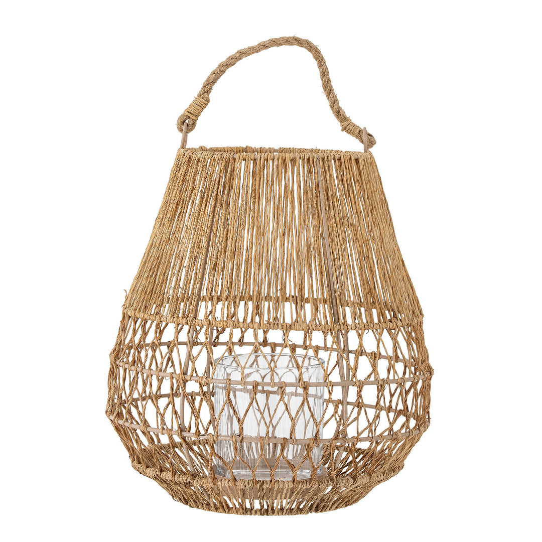 Bloomingville Ramona Lanterne m/Glas, Natur, Jute