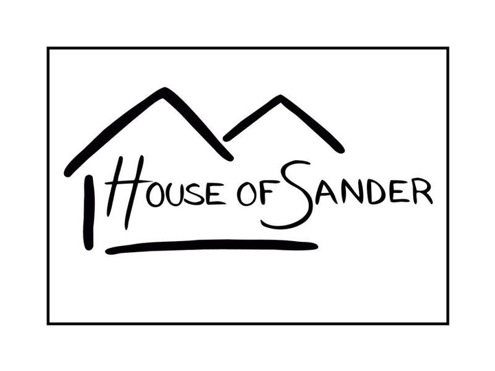 House of Sander Oval dækkeserviet, bonded læder