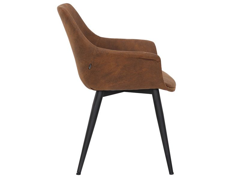 House of Sander Signe stol, brun - sæt af 2 stk.