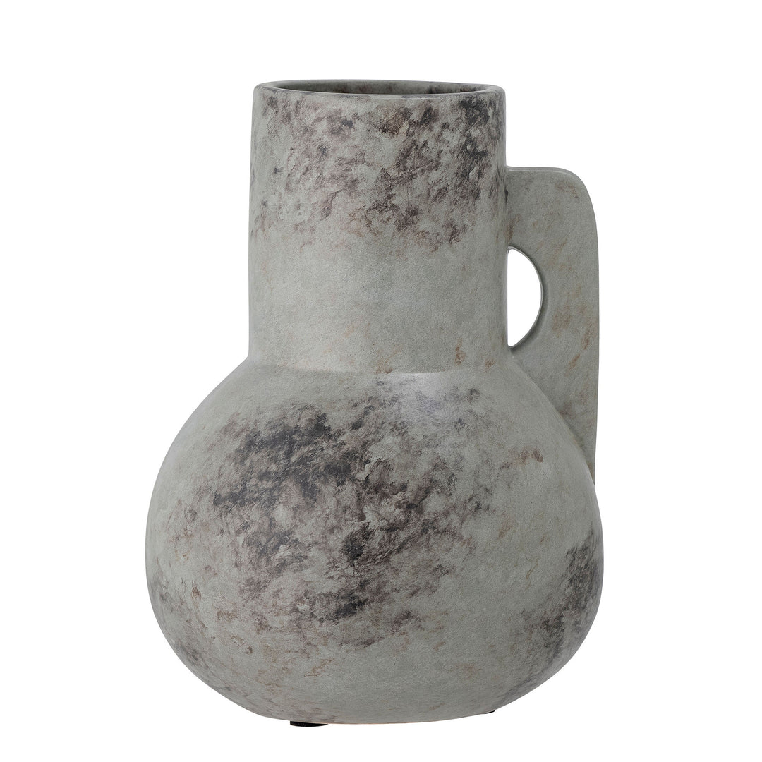 Bloomingville Tias Vase, Grå, Keramik