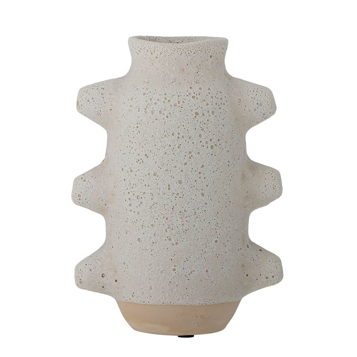 Bloomingville Birka Vase, Hvid, Keramik