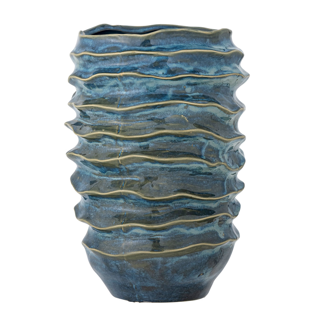 Creative Collection Vase - Arturo - Blå Stentøj