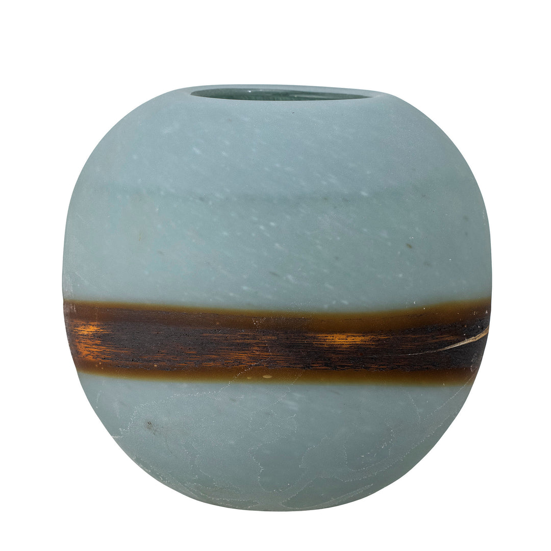 Creative Collection Vase - Melike - Blå Glas