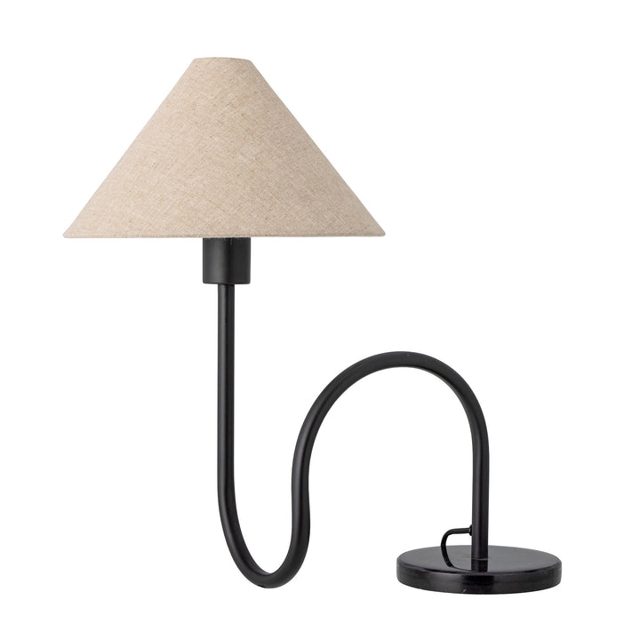 Bloomingville Emaline Bordlampe, Sort, Marmor