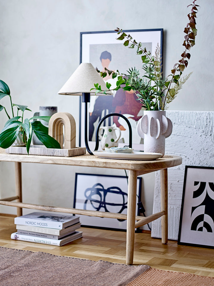 Bloomingville Mono Illustration med ramme, Sort, Fyr