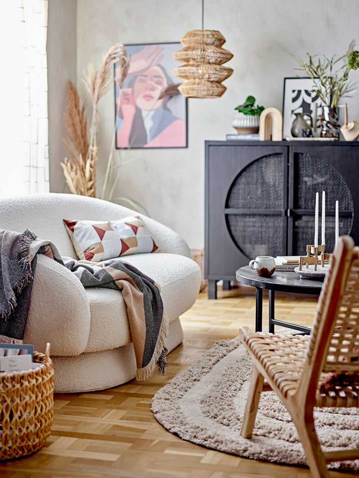 Bloomingville Mono Illustration med ramme, Sort, Fyr