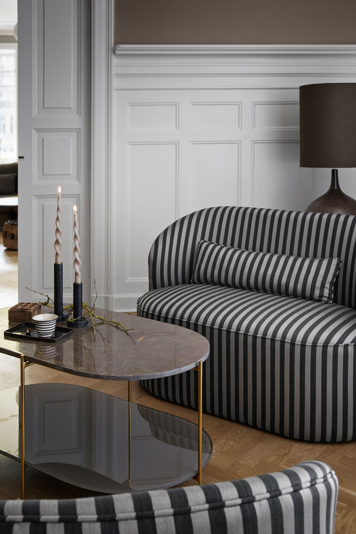 Cozy Living Effie Couch - STRIPED GREY