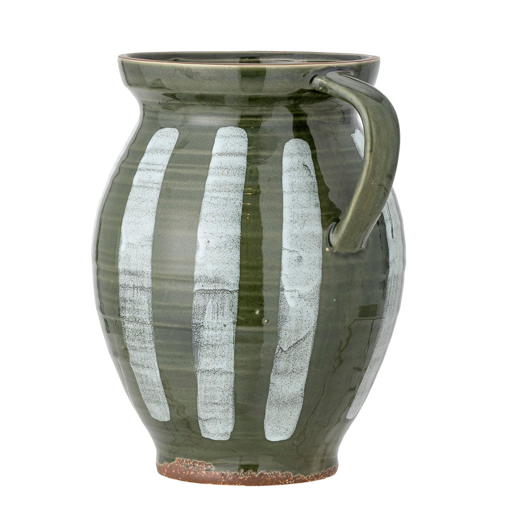 Bloomingville Frigg Vase, Grøn, Stentøj