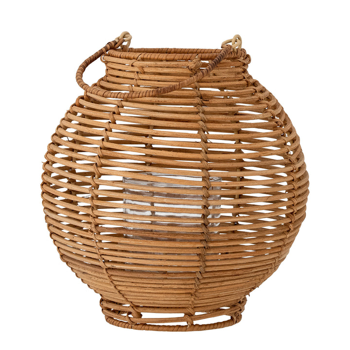 Bloomingville Malua Lanterne m/Glas, Natur, Rattan