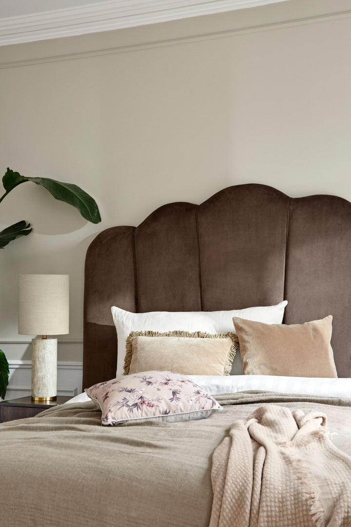 Cozy Living Luxury Rustic Linen Bedspread - EARTH