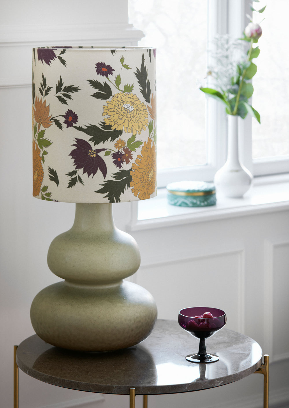 Cozy Living Dandie Ceramic Lamp Matcha w. Juliette shade