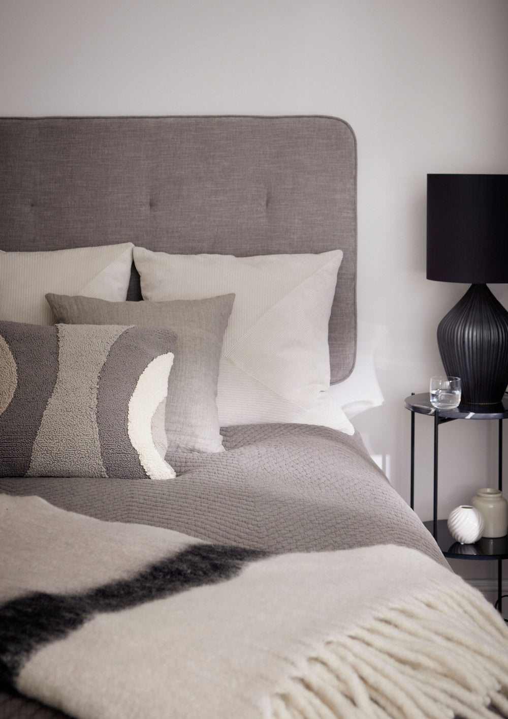 Cozy Living Luxury - Pudebetræk Sand Grey 50x50 cm
