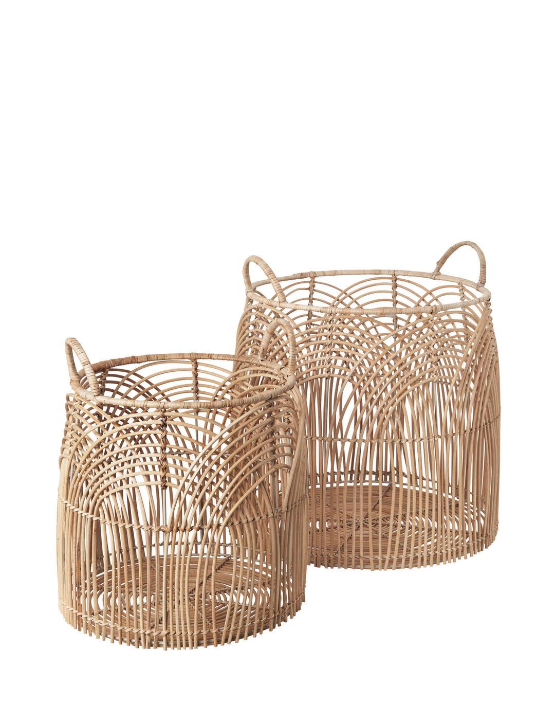 Cozy Living Mari Rattan Basket Set of 2 NATURAL
