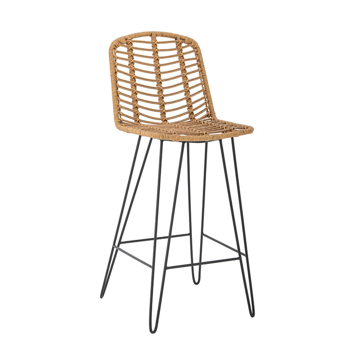 Bloomingville Vargas Barstol, Natur, Polyrattan