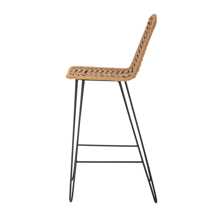 Bloomingville Vargas Barstol, Natur, Polyrattan