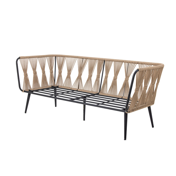 Bloomingville Pavone Sofa, Brun, Metal